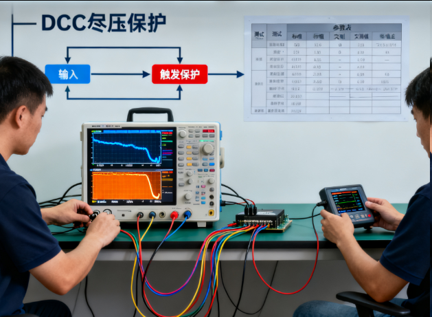 DCDC 欠壓保護測試