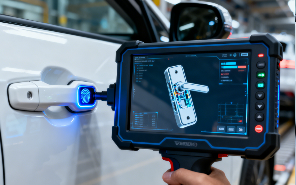 新能源汽車門鎖防盜檢測