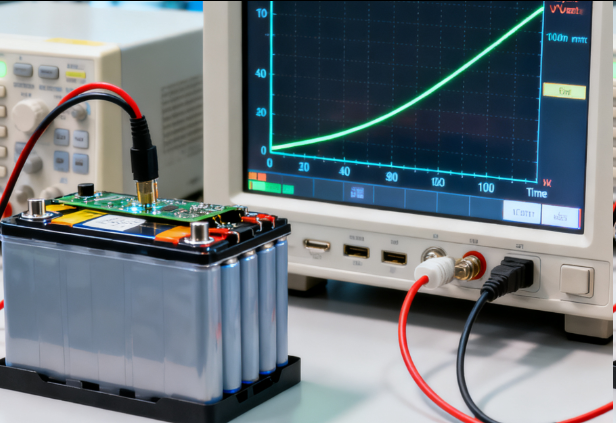 雙向直流電源充電曲線測試