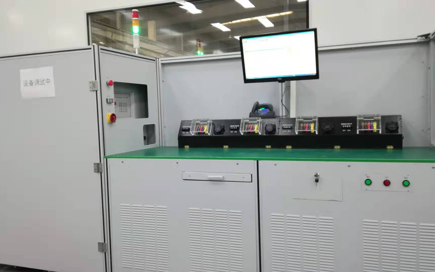 大事記，行業(yè)首家四合一交流充電樁自動化測試系統(tǒng)投入使用
